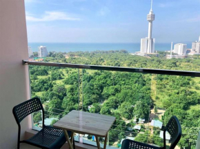 Grande Carribean condo sea view&park view Comfortable 1 bedroom apartment for 3 person with washing machine , kitchen and all utensils for the cooking